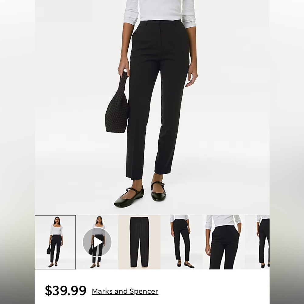 NWT black formal pants